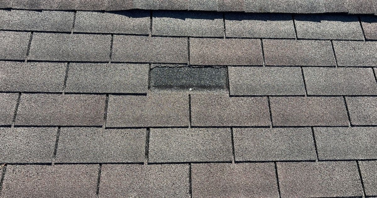 Early Signs of Shingle Damage - Missing Shingles