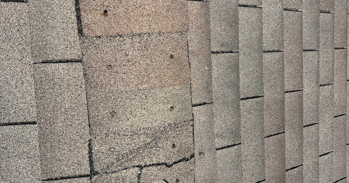Tornado Roof Damage - Popped Nails